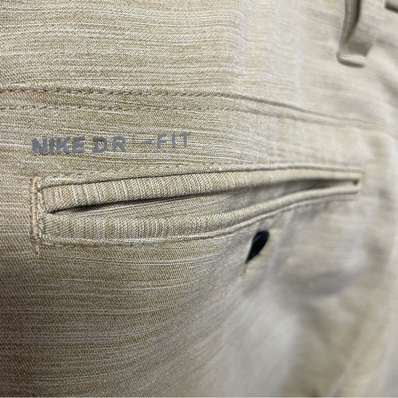 Hurley Nike collaboration golf chino shorts men’s size 36 tan activewear - Picture 3 of 8
